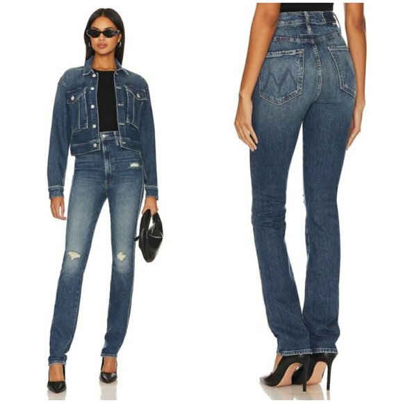 💕MOTHER SUPERIOR High Waisted Dazzler Double Heel Jeans ~ Morning Chores 30 NWT - Picture 8 of 16